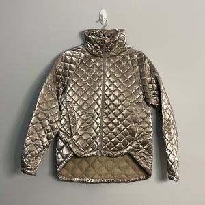 Athleta Whisper Metallic Featherless Jacket